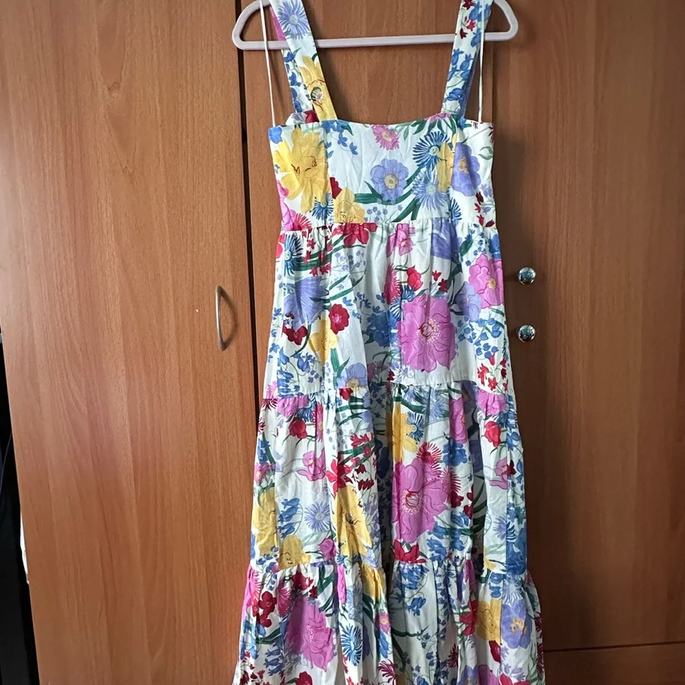 Zara Midi Floral dress size M - Picture 5 of 7